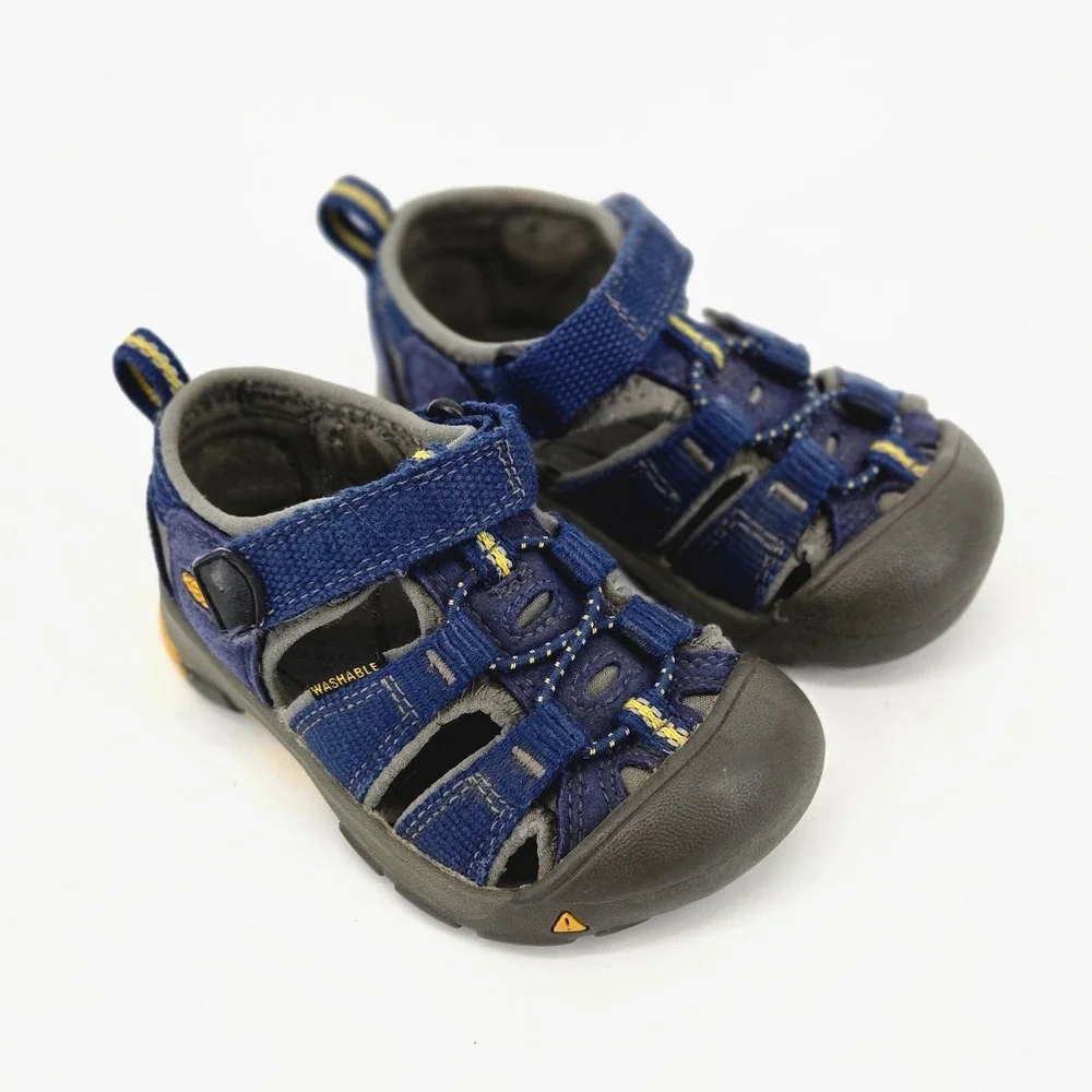 KEEN Newport H2 Toddler Size 6 Blue Waterproof Hiking Trail Water Sandals VGUC